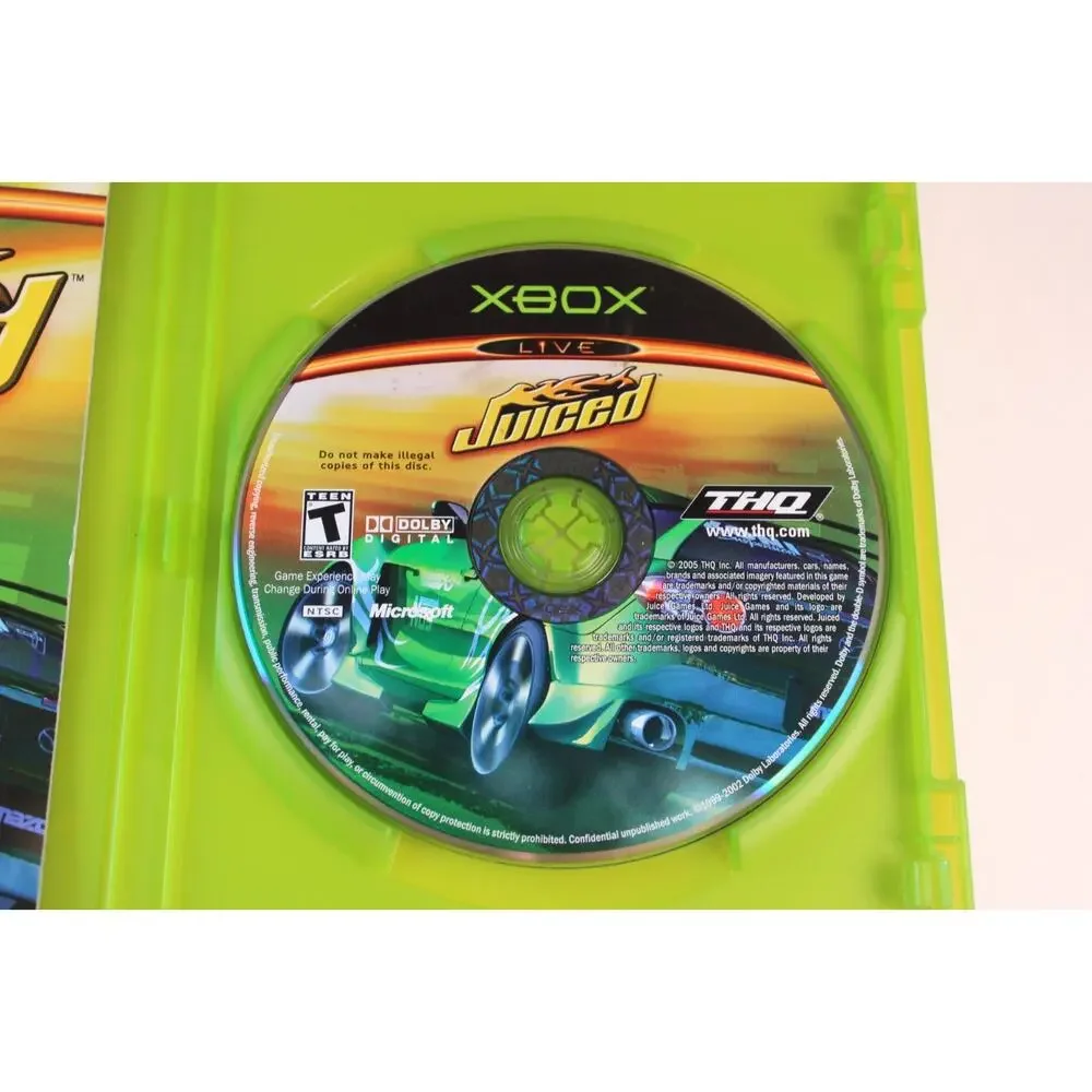 Juiced (Microsoft Xbox, 2005) Authentic, Complete, Tested/Works
